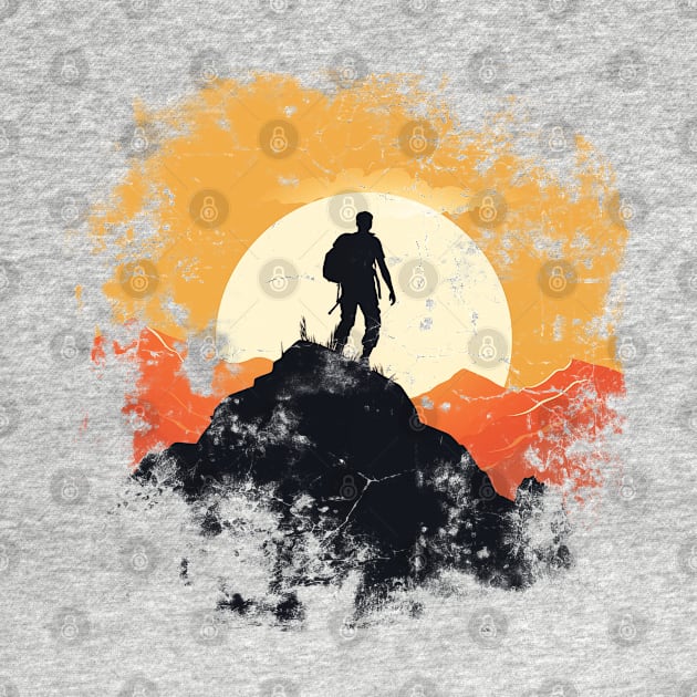 Hiking Mountains Vintage Design by Selknen 🔥